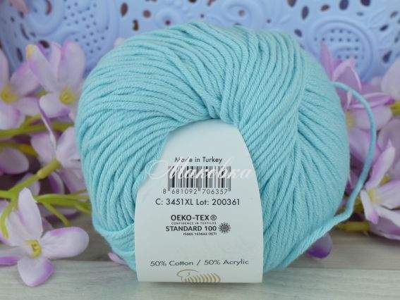 3451-XL блакитний бірюзовий