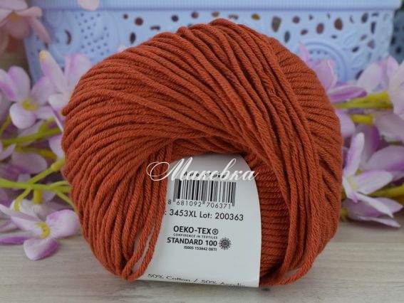 3453-XL теракотовий темний 