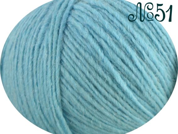Galla GAZZAL пряжа 51 ярко-голубой