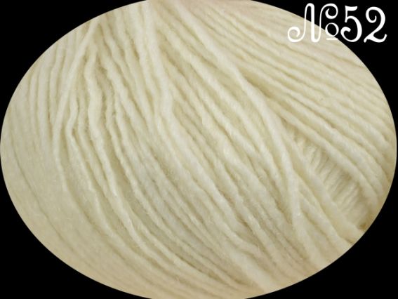 Galla GAZZAL пряжа 52 белый (слоновая кость)