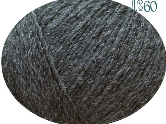 Galla GAZZAL пряжа 60 темно-серый