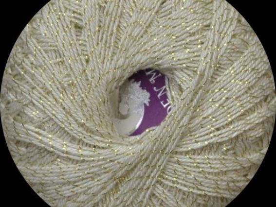 Garden Metalic (с люрексом) 702-04 беж с золотом