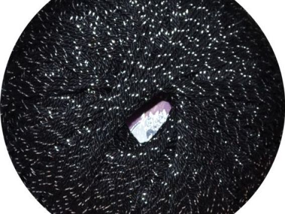 Garden Metalic (с люрексом) 702-15 черный с серебром