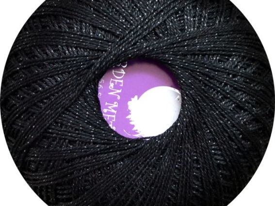 Garden Metalic (с люрексом) 702-37 черный с черным люрексом