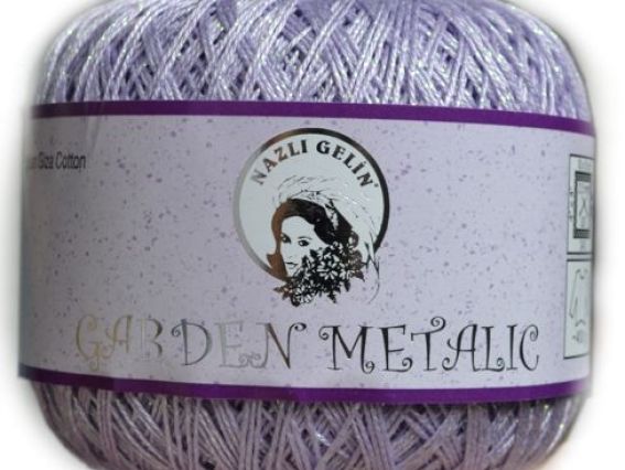 Нитки для вязания Garden Metalic