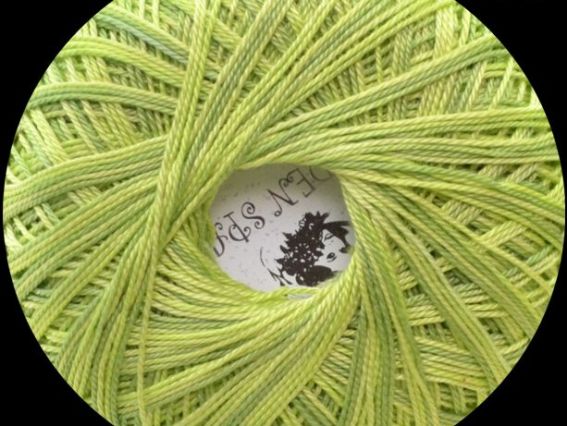 Garden Space Меланж Nazli Gelin пряжа 701-35 салатовый