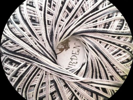 Garden Space Меланж Nazli Gelin пряжа 701-39 черно-белый