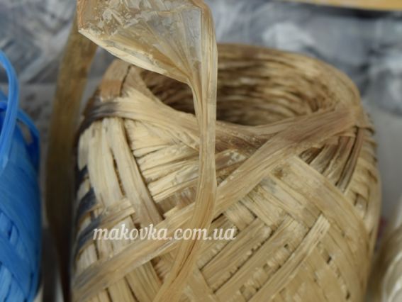 Пряжа японская Рафия Eco Andaria Hamanaka  нитки ленточные (Хаманака Эко Андариа)