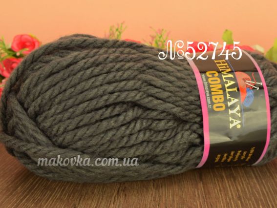 Combo Himalaya пряжа 52745 мокрій асфальт
