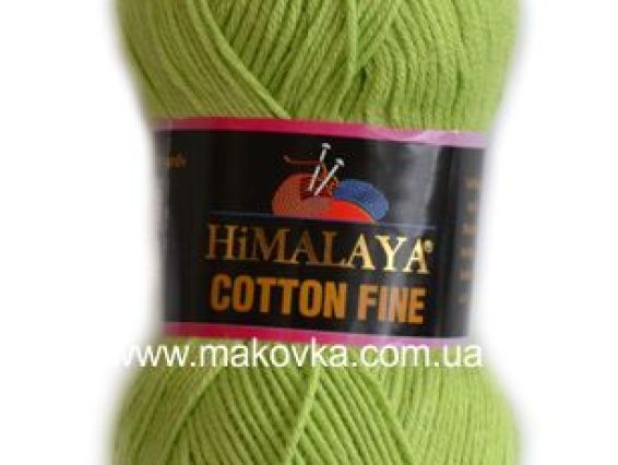 Нитки для вязания Himalaya Cotton Fine (хлопок с вискозой) Гималая Котон Файн
