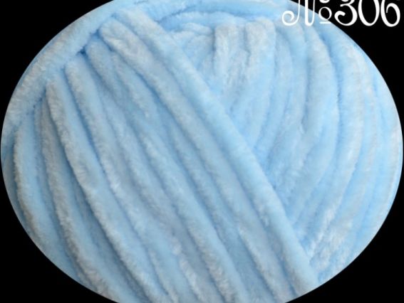 Dolphin Baby Himalaya Долфін Бебі пряжа 80-306 ніжно-блакитний