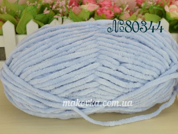 Dolphin Baby Himalaya Долфін Бебі пряжа 80-344 сірувато-блакитний