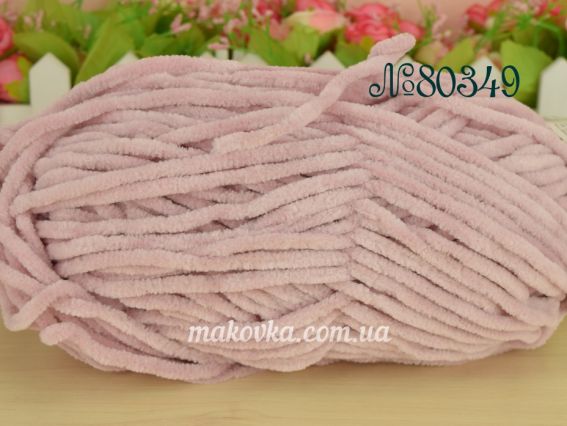 Dolphin Baby Himalaya Долфін Бебі пряжа 80-349 бліда запорошена троянда