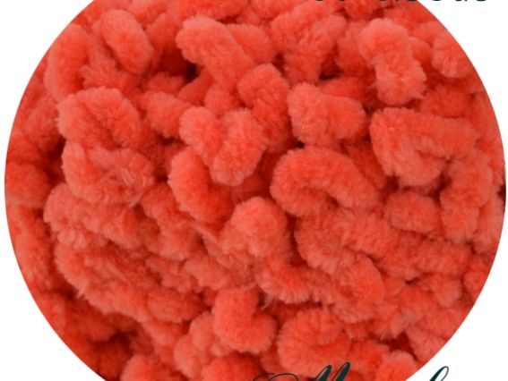 Dolphin Baby Bonus Himalaya (велюр-букле) пряжа 82312 коралловый