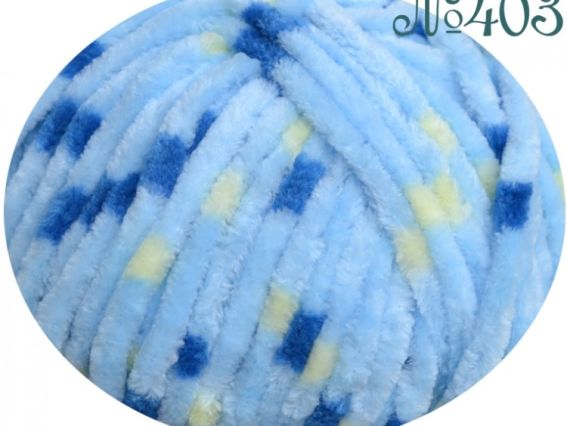 Dolphin Baby Colors Himalaya (разноцветный велюр) пряжа 403