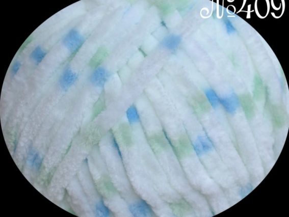 Dolphin Baby Colors Himalaya (разноцветный велюр) пряжа 409