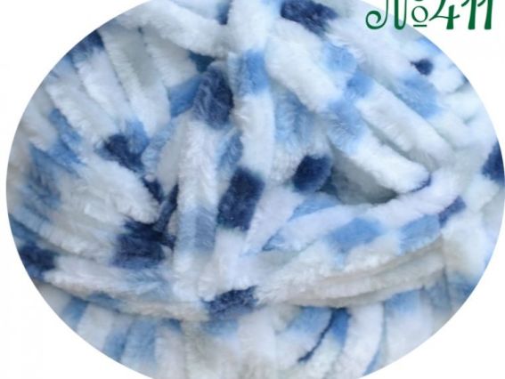 Dolphin Baby Colors Himalaya (разноцветный велюр) пряжа 411