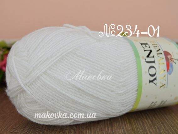 ENJOY Himalaya пряжа 234-01 білий (молочний)