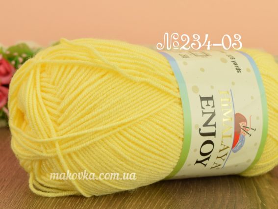 ENJOY Himalaya пряжа 234-03 жовтий