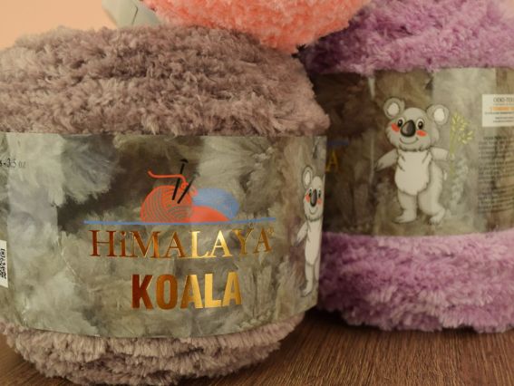 Меховые нитки для вязания Himalaya KOALA Гималая Коала
