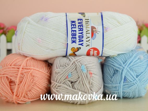 Пряжа антипилинг акрил Himalaya Everyday Kelebek Гималая Эвридэй келебек
