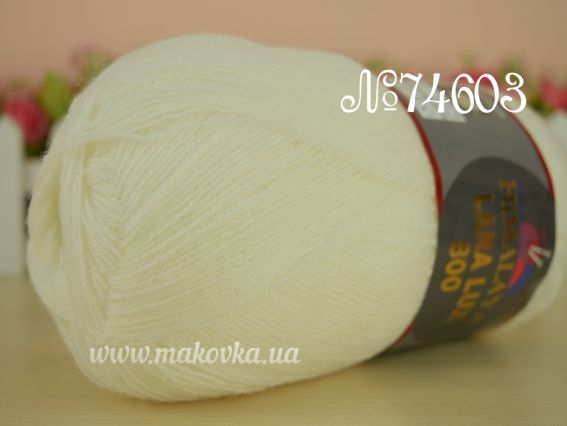 LANA LUX 800 Himalaya пряжа 74603 молочный