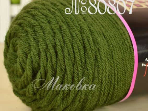 Super Soft Yarn Himalaya пряжа 80807 зеленый