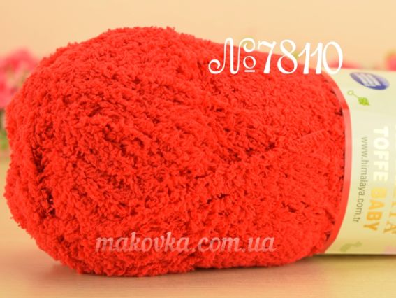 TOFFE Baby Himalaya пряжа 78110 красный