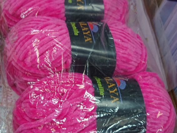 Плюшеві нитки для в'язання Himalaya Bursa Chenille Гималая Бурса Ченільо
