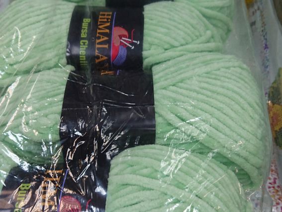 Плюшеві нитки для в'язання Himalaya Bursa Chenille Гималая Бурса Ченільо