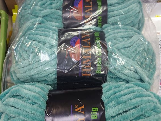 Bursa BIG Chenille Himalaya стокова пряжа в асортименті пыльная мята