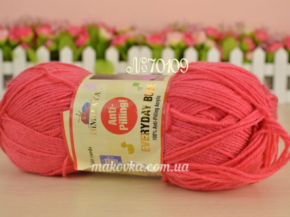 Everyday Bebe Antipilling Himalaya дитячий акрил пряжа 70109 коралловый