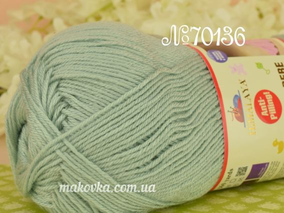 Everyday Bebe Antipilling Himalaya дитячий акрил пряжа 70136 мятно-серый