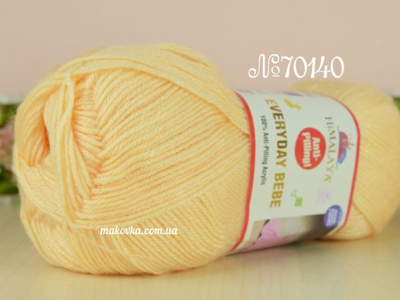 Everyday Bebe Antipilling Himalaya дитячий акрил пряжа 70140 блідий абрикос