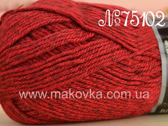 Everyday New Tweed Himalaya пряжа 75102 червоно-бордовий твід