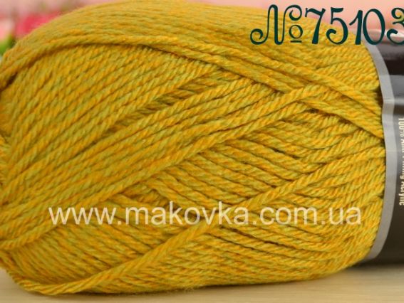 Everyday New Tweed Himalaya пряжа 75103 желто-зеленый твид