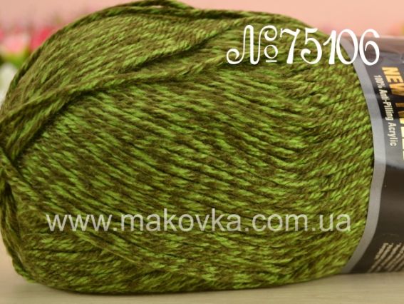 Everyday New Tweed Himalaya пряжа 75106 зелено-болотный твид