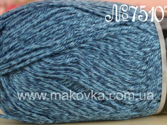 Everyday New Tweed Himalaya пряжа 75107 синій твід