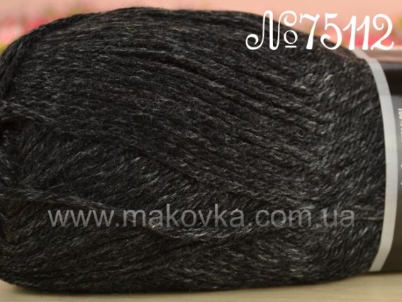 Everyday New Tweed Himalaya пряжа 75112 черно-седой твид