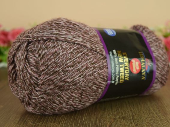 Everyday New Tweed Himalaya пряжа 75120 бордово-рожевий