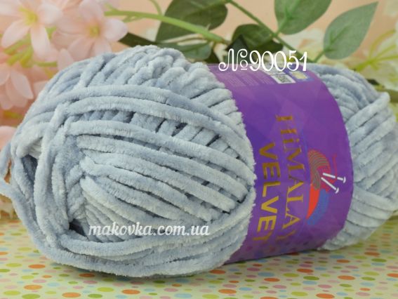 VELVET Himalaya пряжа 900-51 блакитно-сірий