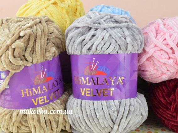 Himalaya VELVET Гімалая Вельвет велюрові плюшеві нитки для в'язання