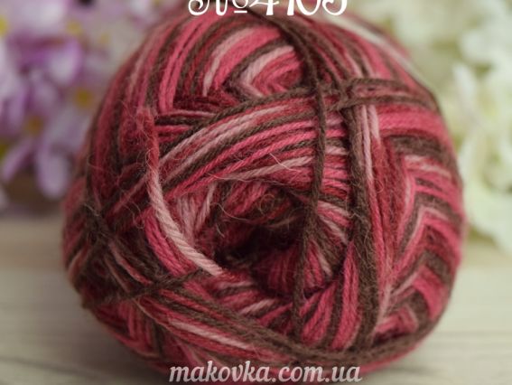 4105 малина-рожевий-коричневий