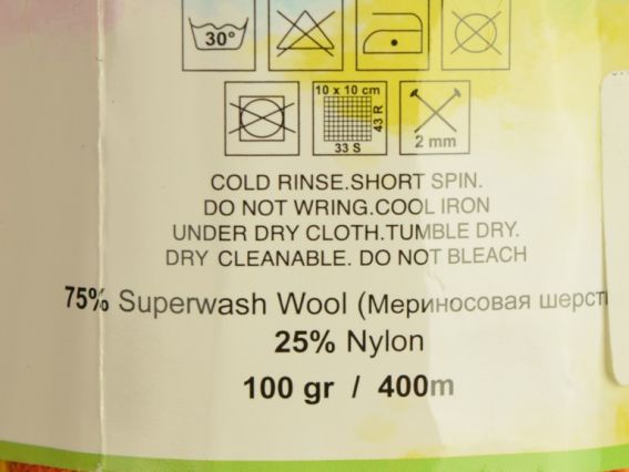 Фактура пряжи Socks Himalaya