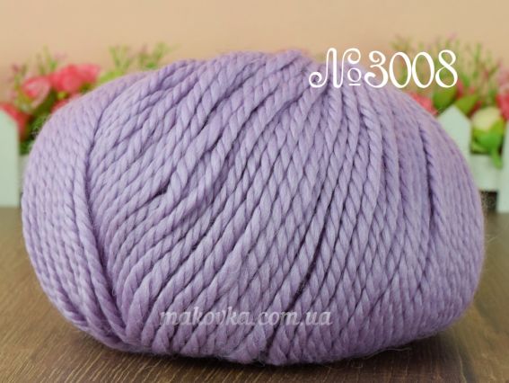 Alpacana Lanoso пряжа 3008 бузковий