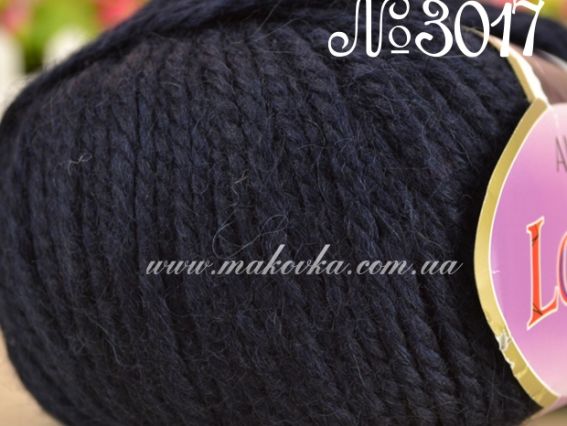 Alpacana Lanoso пряжа 3017 т. синий