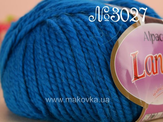 Alpacana Lanoso пряжа 3027 св.синий