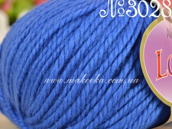 Alpacana Lanoso пряжа 3028 синий