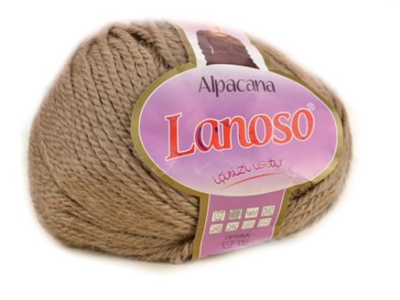 Напіввовняна пряжа для в'язання Lanoso Alpacana