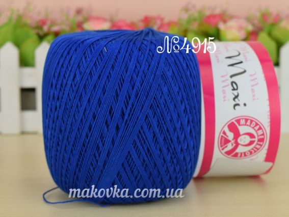 Maxi Madame Tricote пряжа 4915 синій